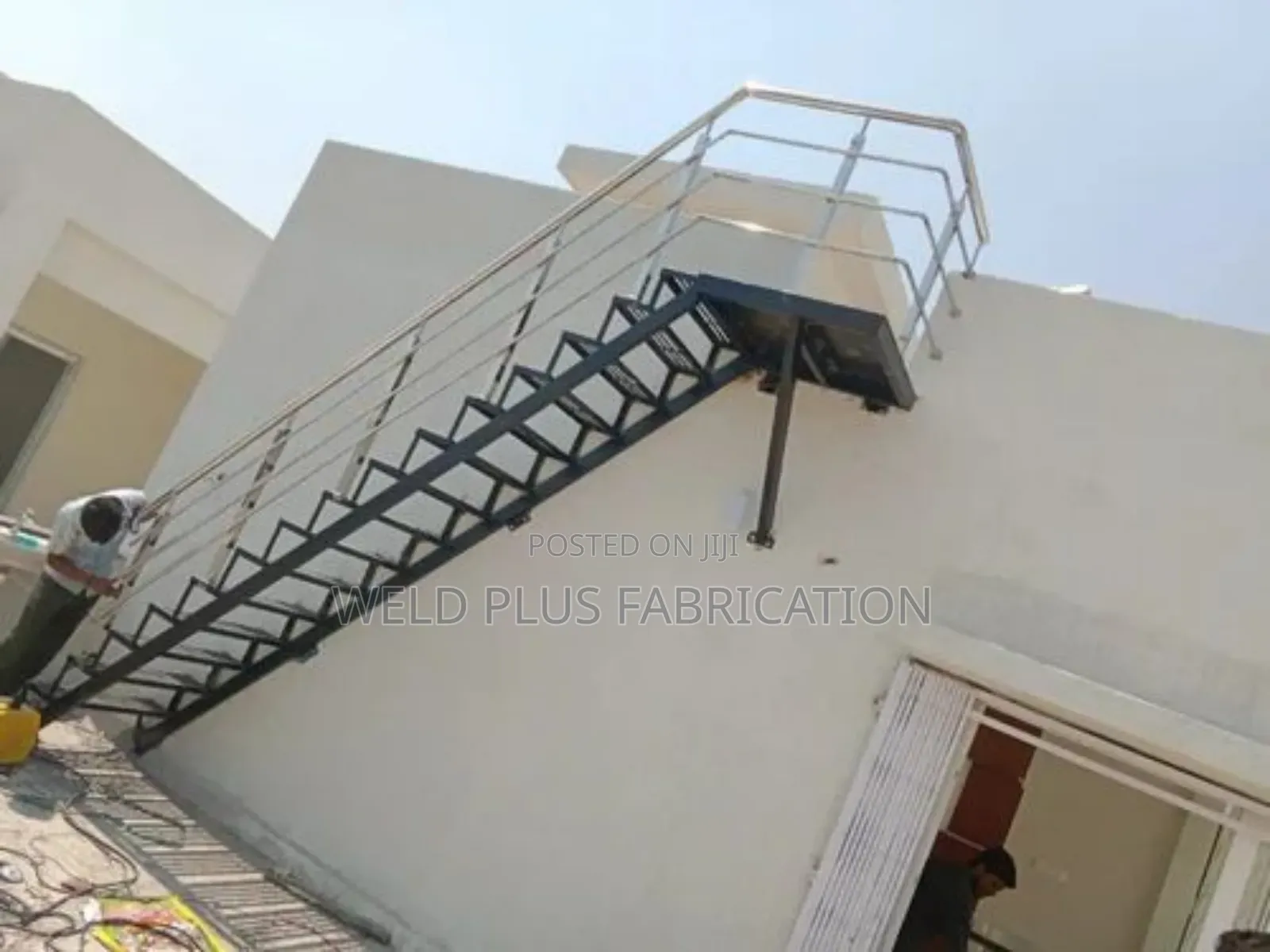 Fabricated Metal Staircase