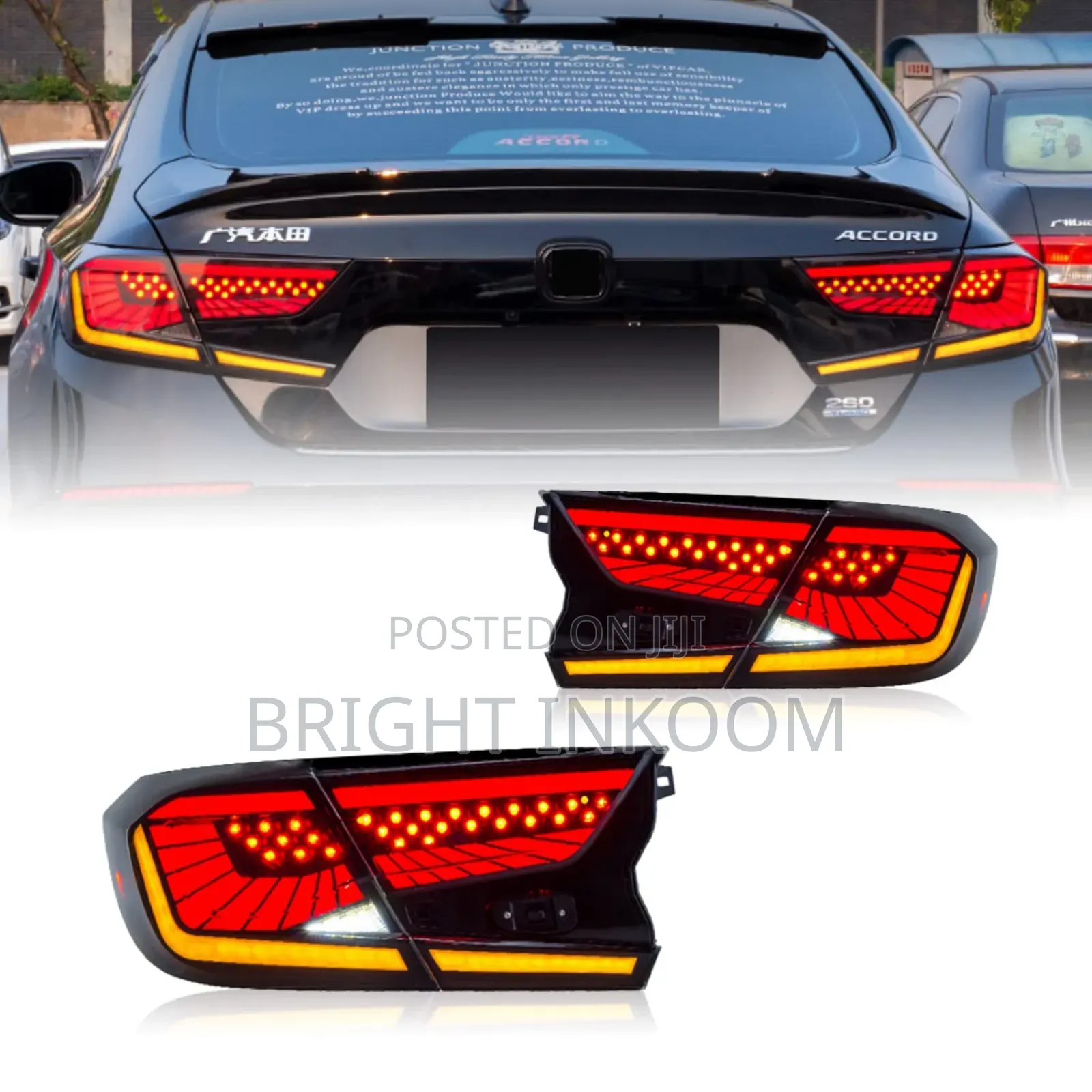 Honda Accord 2017 2018 2020 Led Tail Light