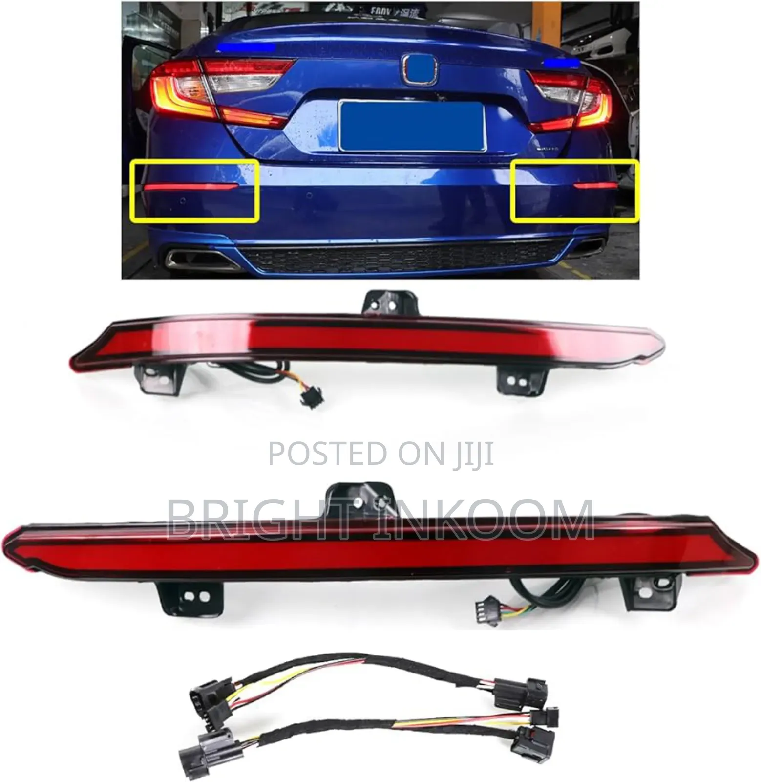 Honda Accord 2017 2018 2020 Back Bumper LED