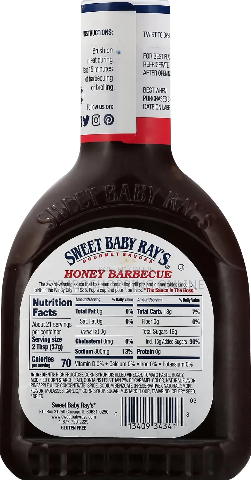 Honey Barbecue Sauce 1.13kg