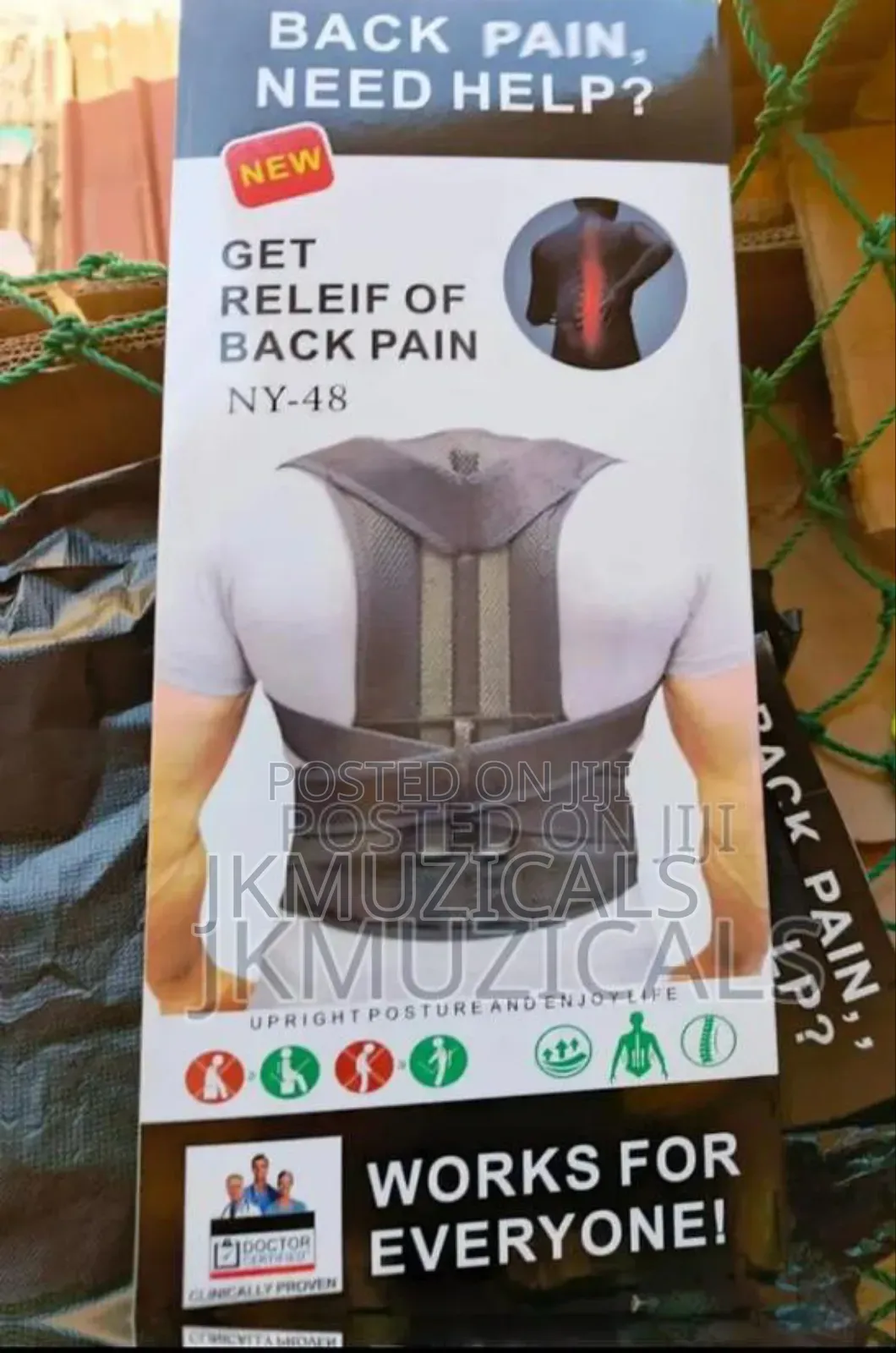 Posture Corrector _ Back Support Belt _ Back Pain Relief