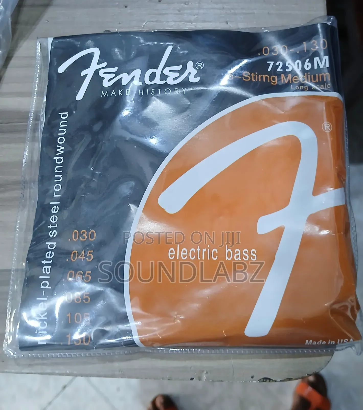 Fender Six Strings For Bass Guitar (Strings)