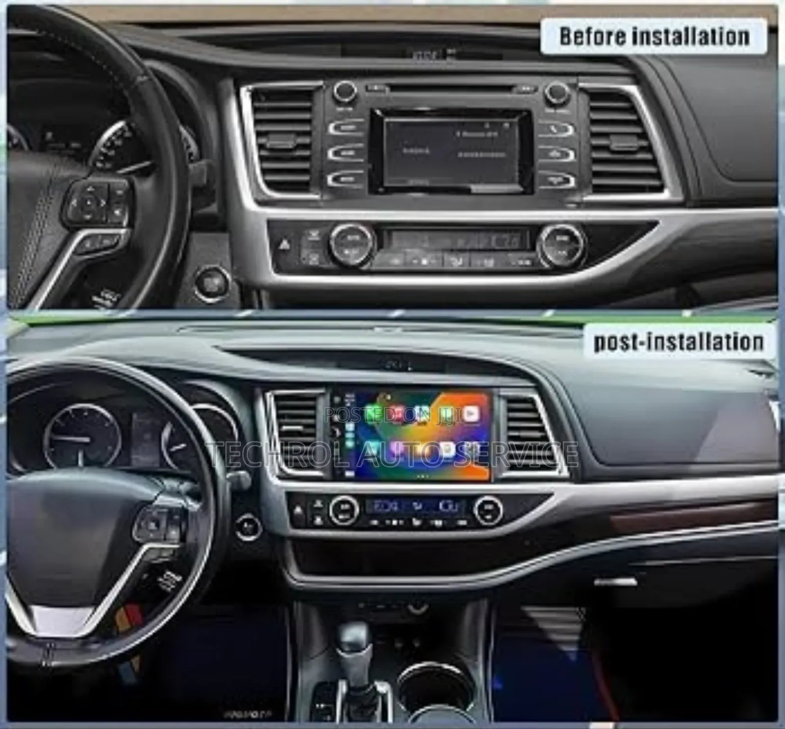 Toyota Highlander 2015-2018 Andriod Radio System