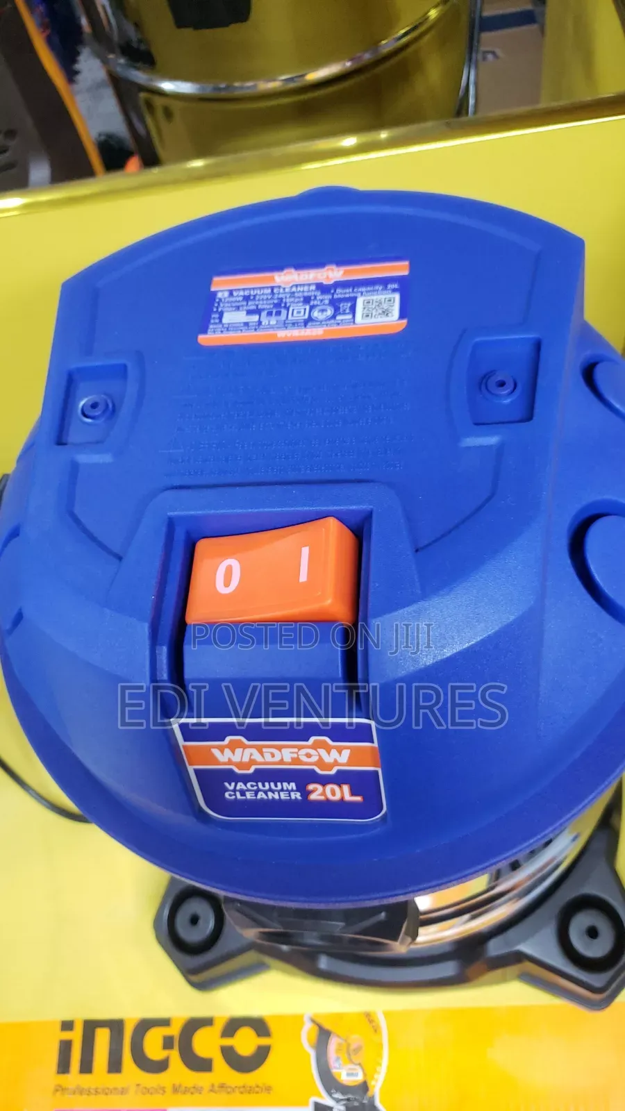 Wadfow Dry Wet 20litres Vacuum Cleaner