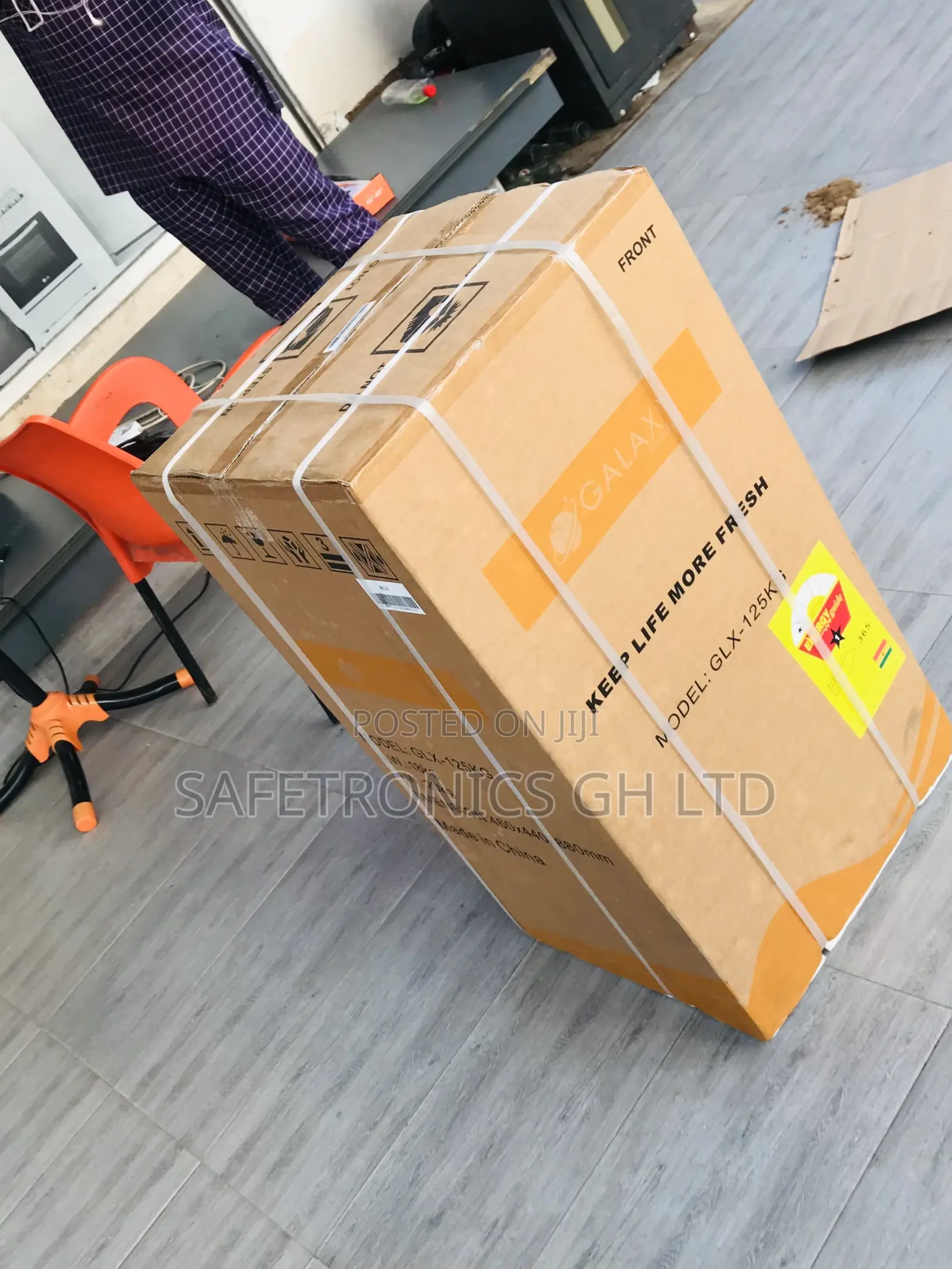 Available 90 Liters Galaxy Top Mount 2 Doors Gray Fridge