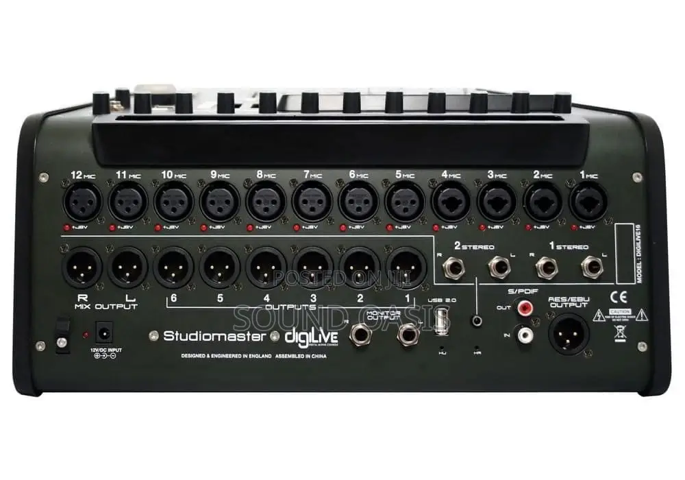 Studiomaster DIGILIVE16 16-Channel Digital Mixing Console