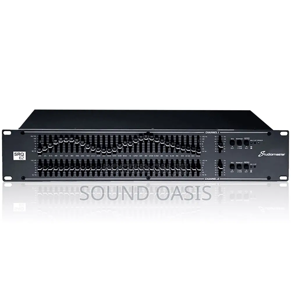 Studiomaster Srq62 2X31 Band 2U Graphic Equaliser