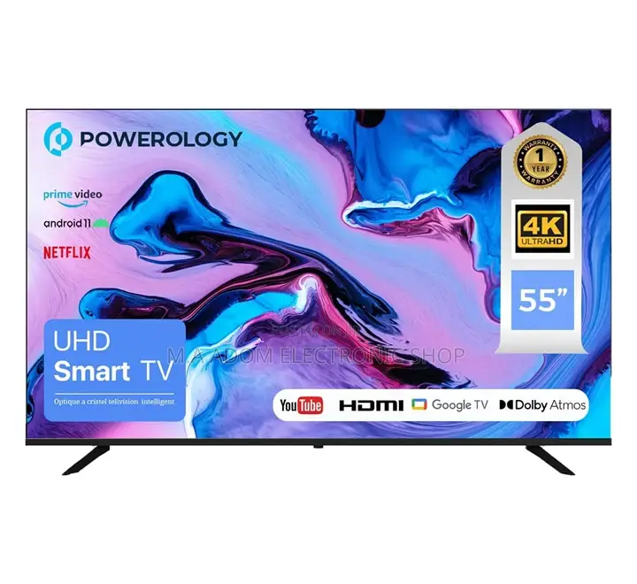 TCL 55” UHD Bluetooth Frame Less Tv