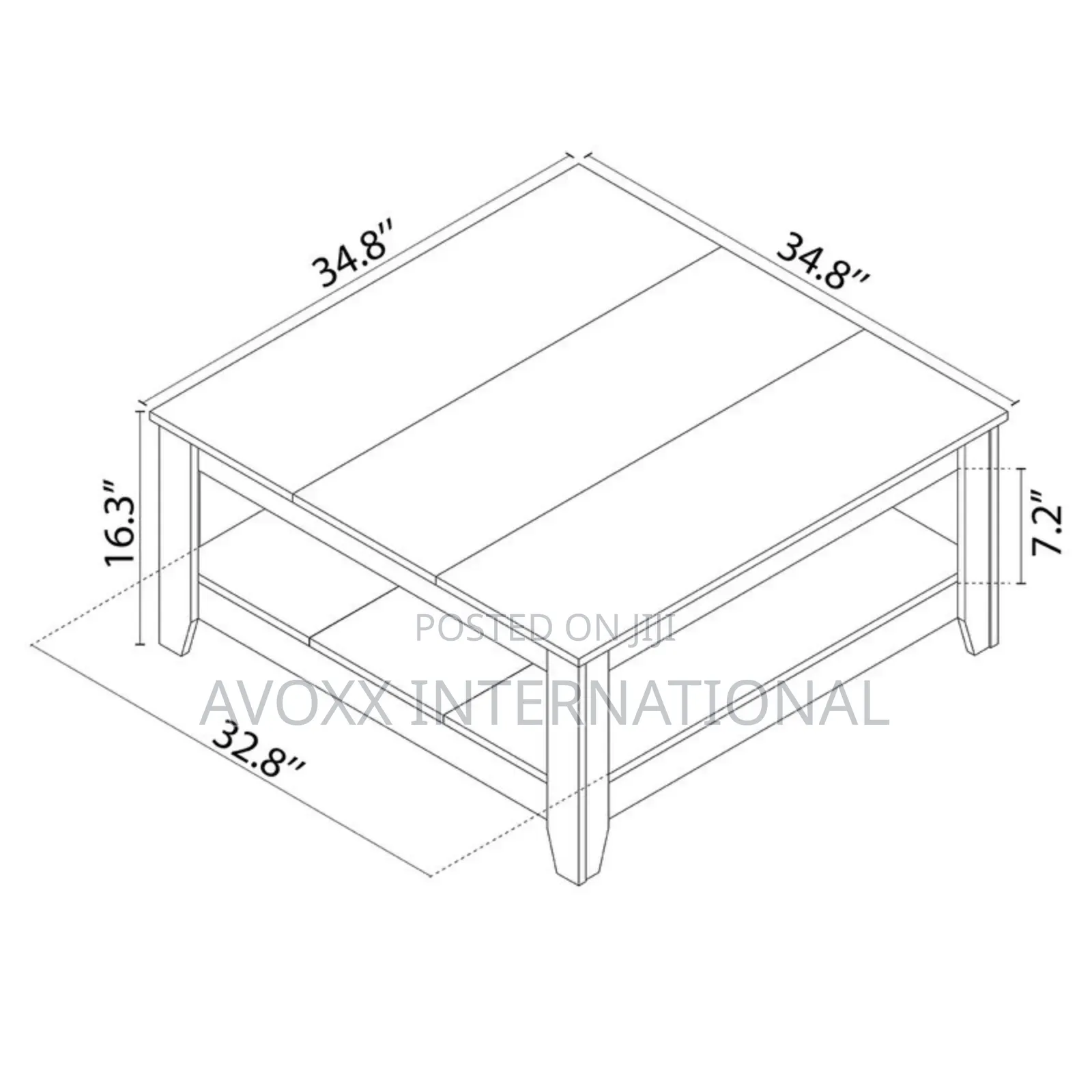 Lark Manor Weddel Basilico Coffee Table With Storage