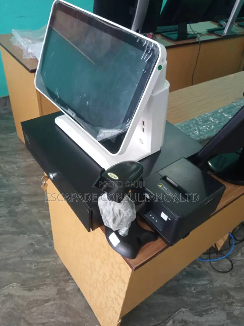 Pos Computer Single Screen Complete Set I3,128gb Ssd,8gb RAM