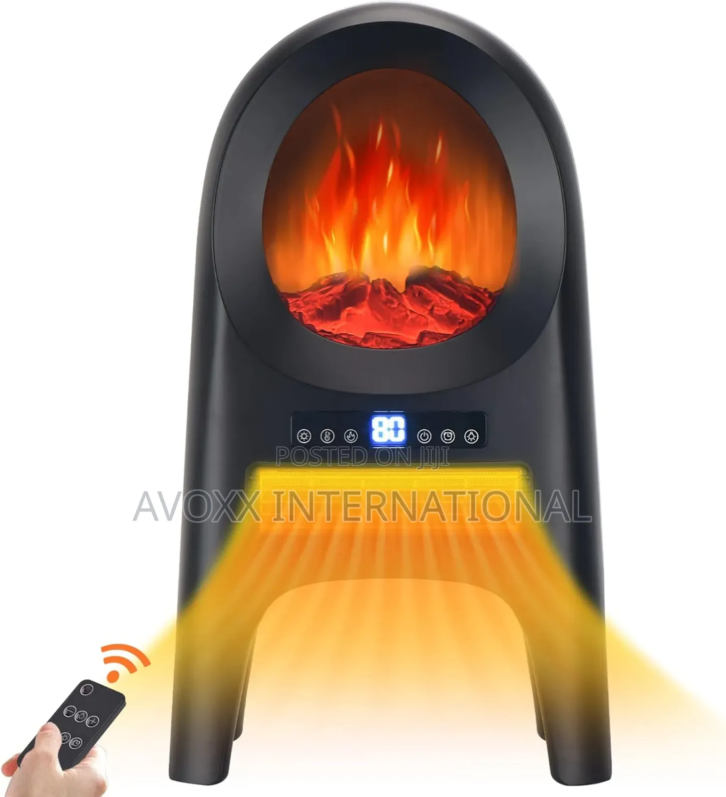 AKIRES 1500W Electric Fireplace Space Heater