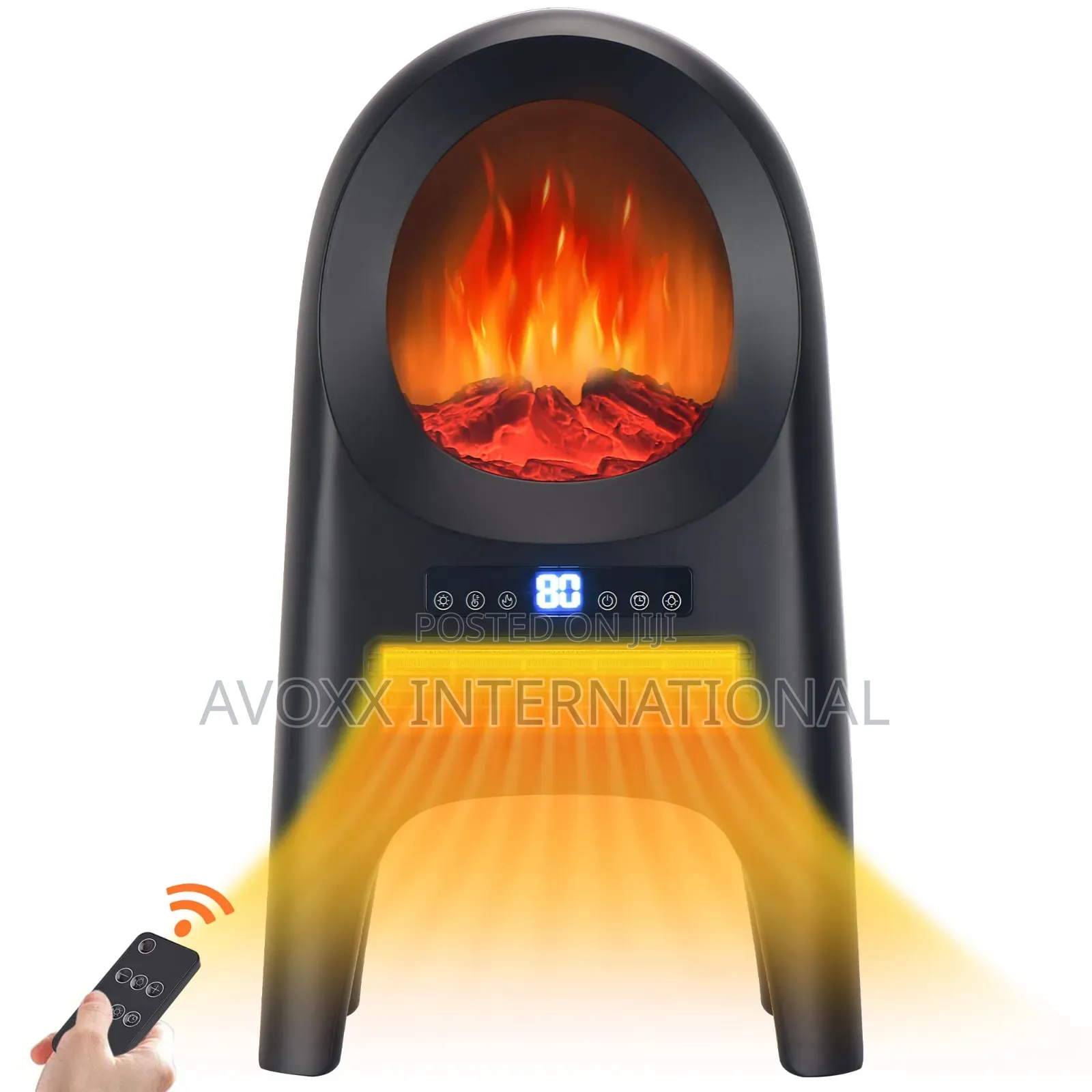 AKIRES 1500W Electric Fireplace Space Heater