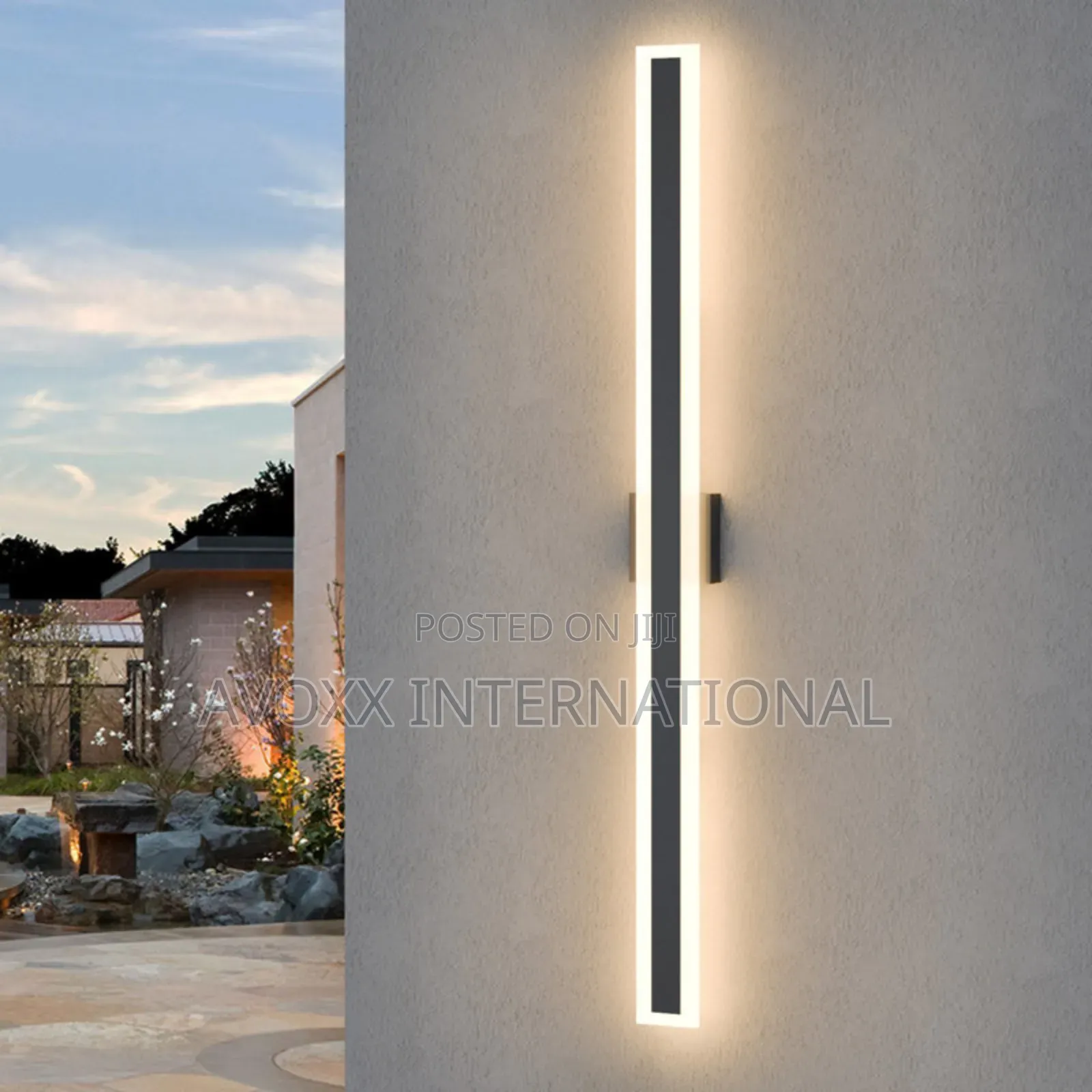 Eljan New Upgrade Iron Outdoor LED Wall Light W/ Back Plate