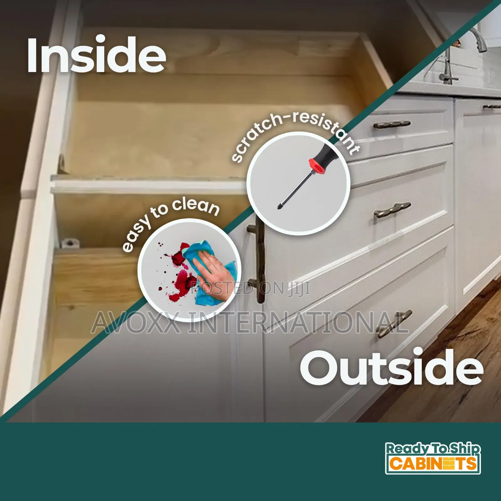 ROT24 Roll Out Tray, Pull Out Cabinet Shelf, Cabinet Drawers