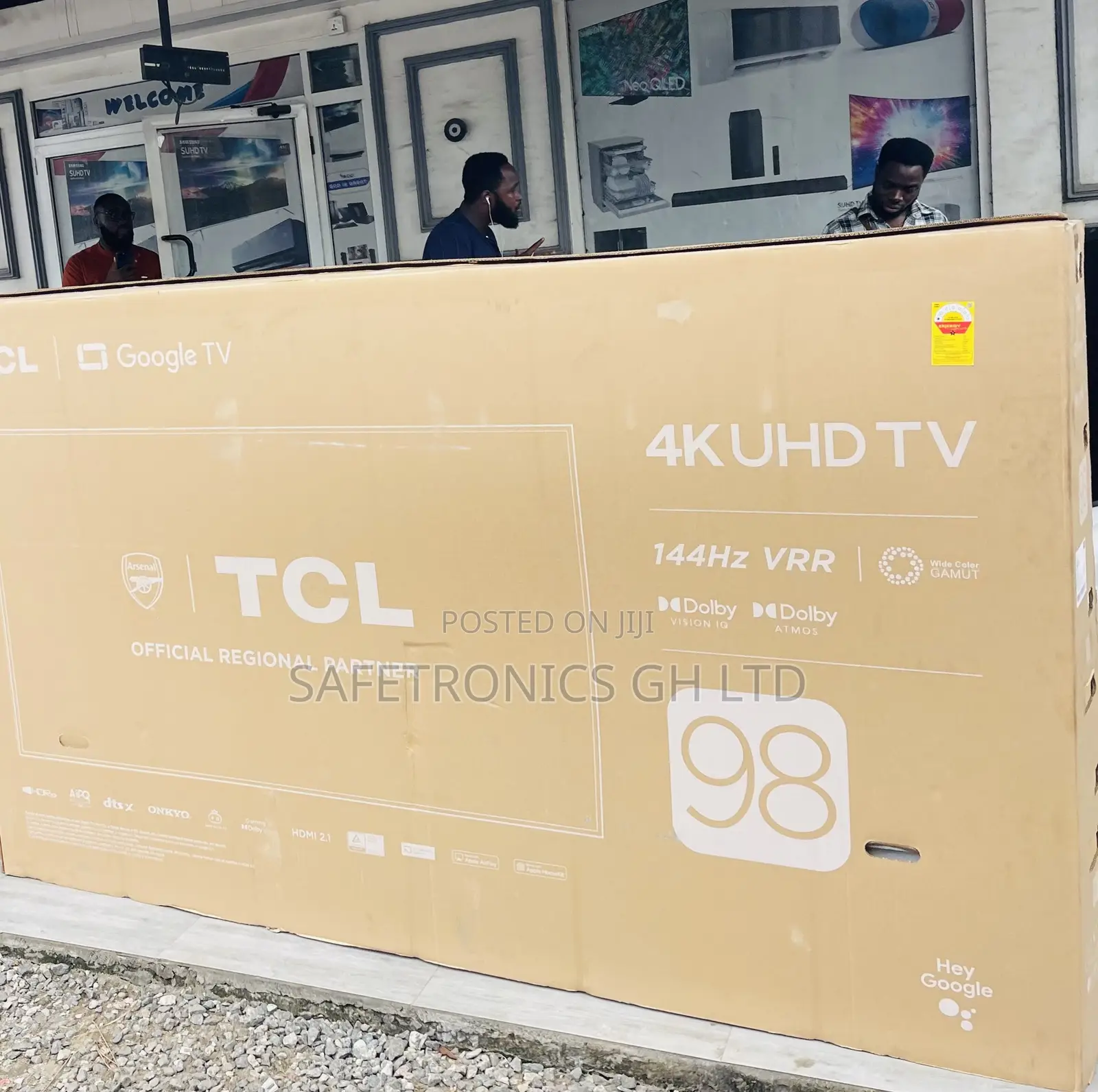 Get Authentic 98 Inch Smart Led TCL L745 Sleek Tv