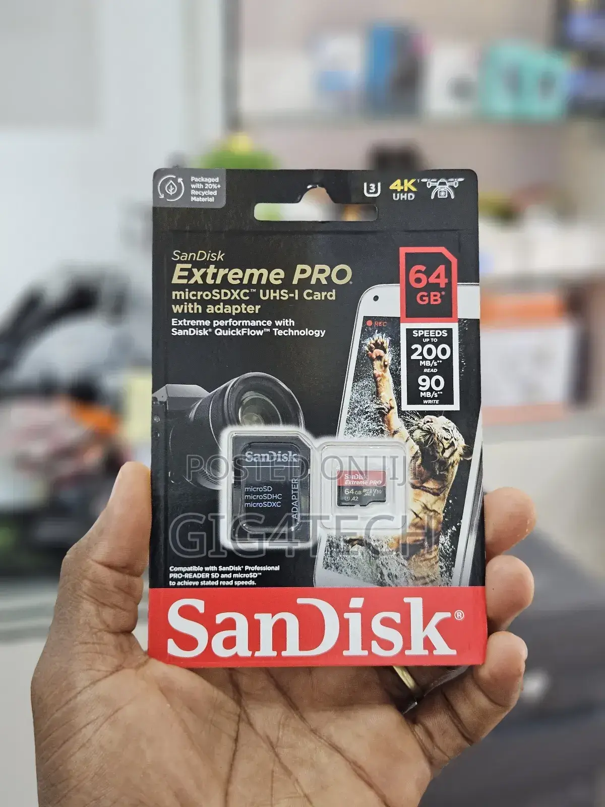 Sandisk Extreme Pro 64gb 200mbps Micro Sd Card