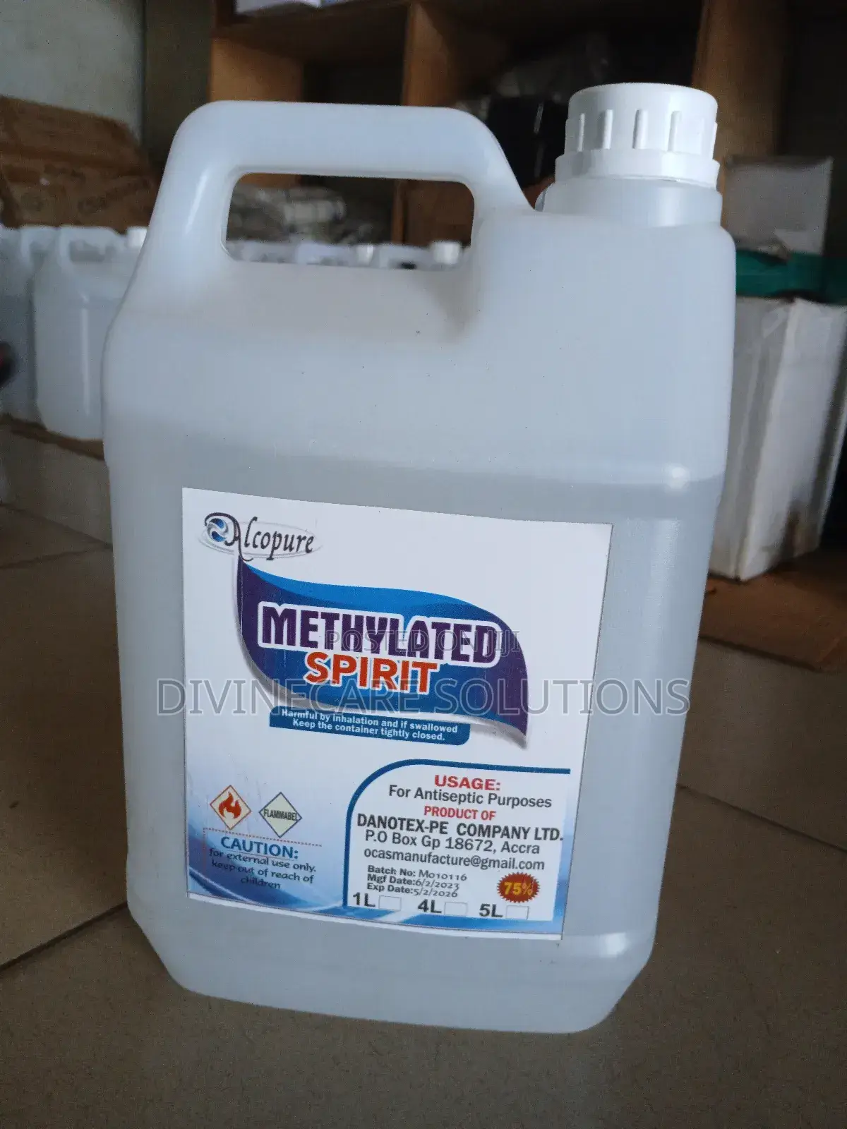 Methylated Spirit 5ltrs