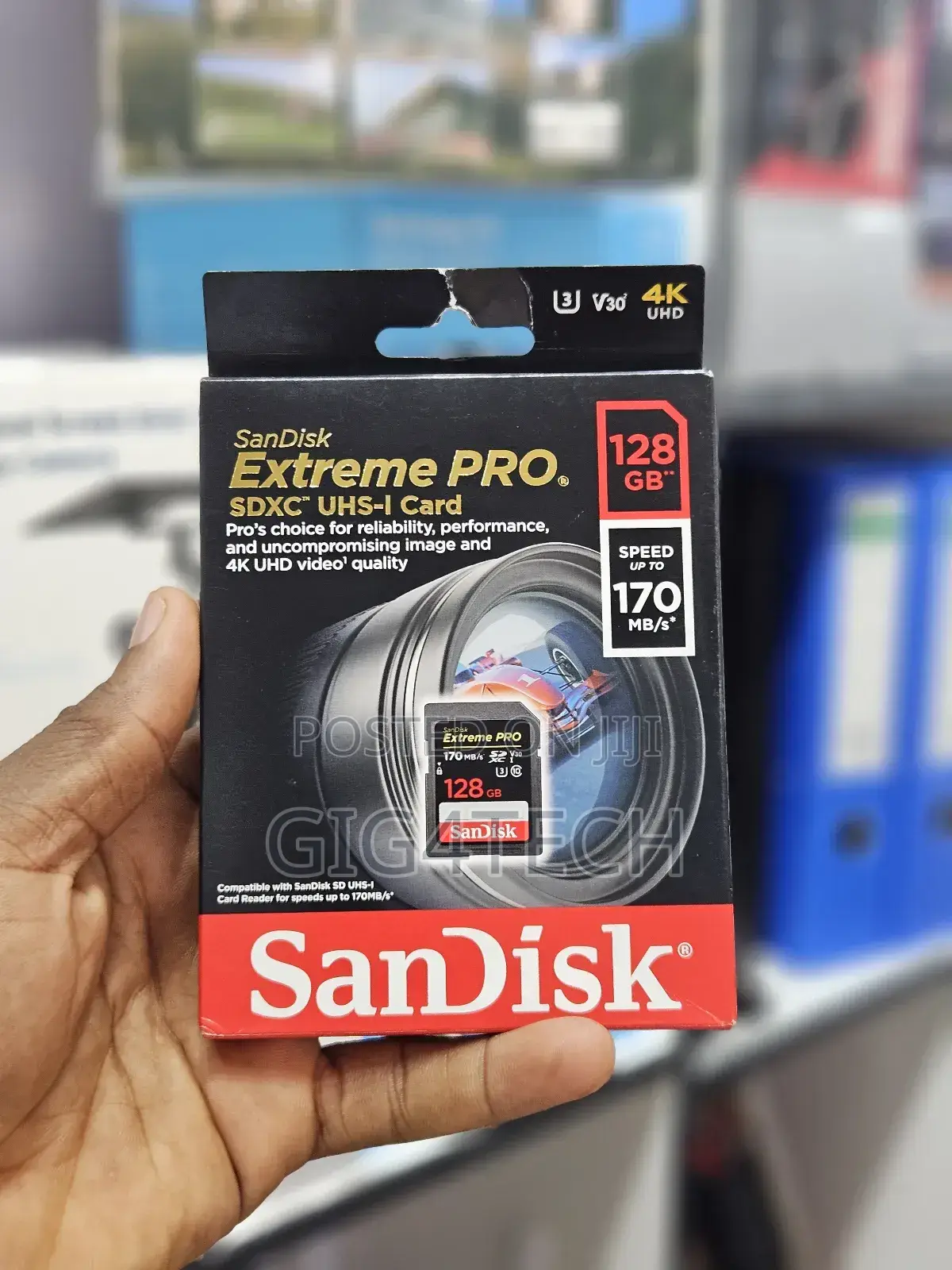 Sandisk Extreme Pro 128gb 170mbps Sd Card