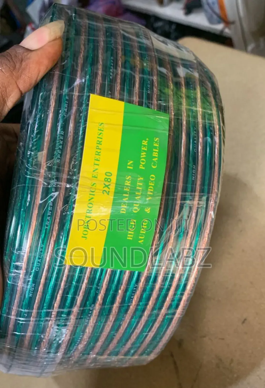 Transparent 2in1 Speaker Cable
