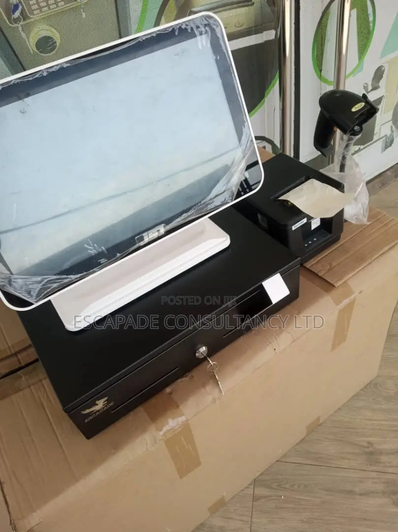 Pos Computer Complete Set I3,128gb SSD ,8gb RAM With Accesso