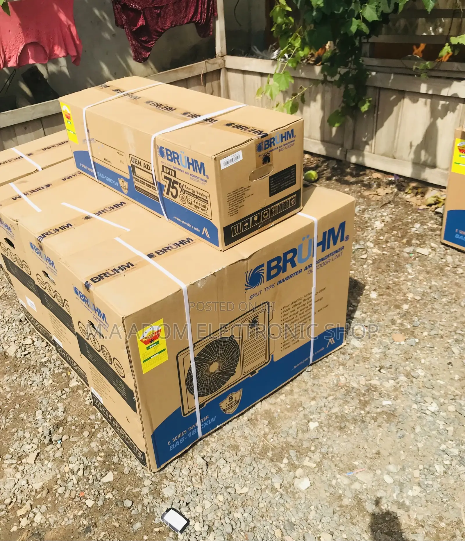 Super Cooling Bruhm 2.0hp R410 Gas Air Conditioner 