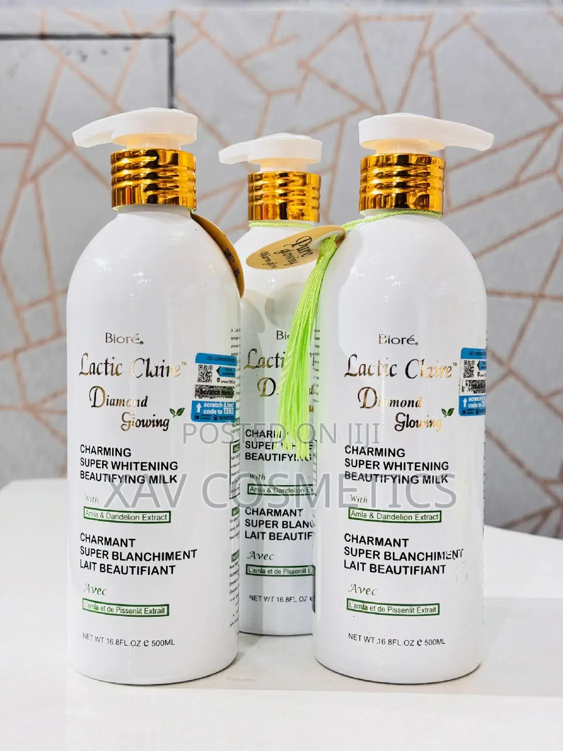 Lactic Claire Diamond Glowing Whitening Lotion