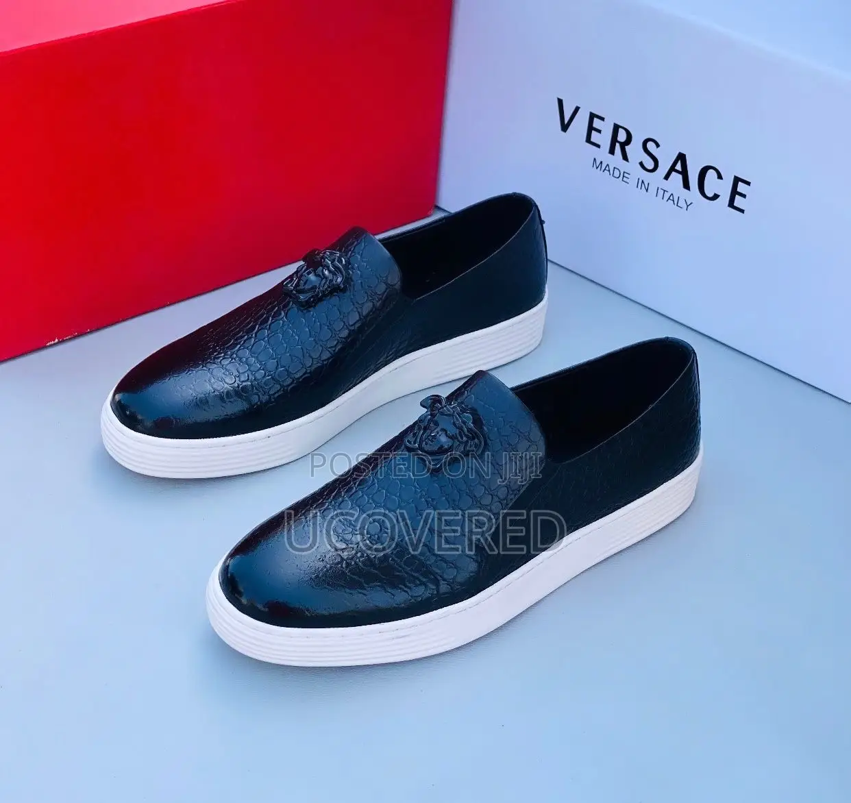 Versace High Quality Leather Shoe