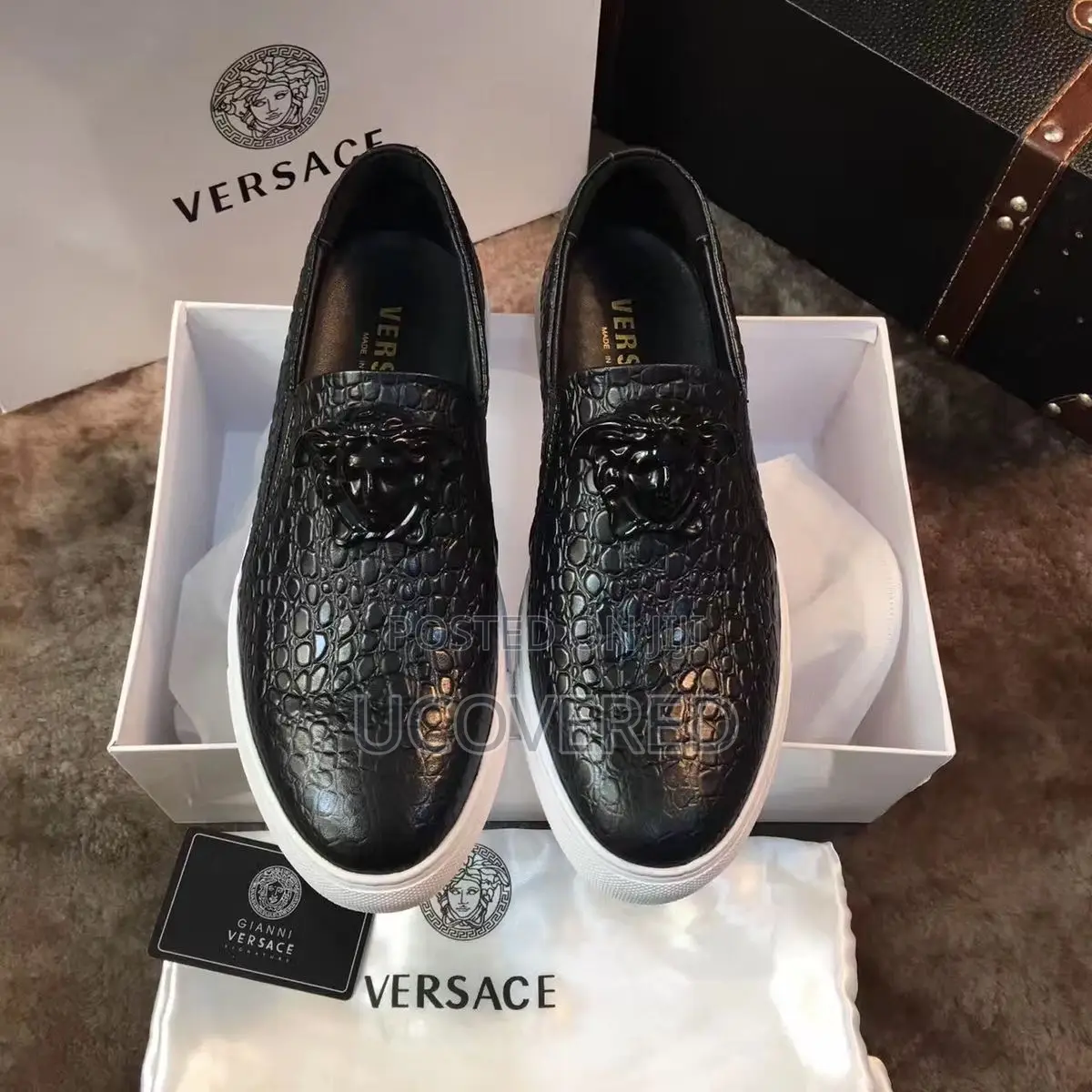 Versace High Quality Leather Shoe