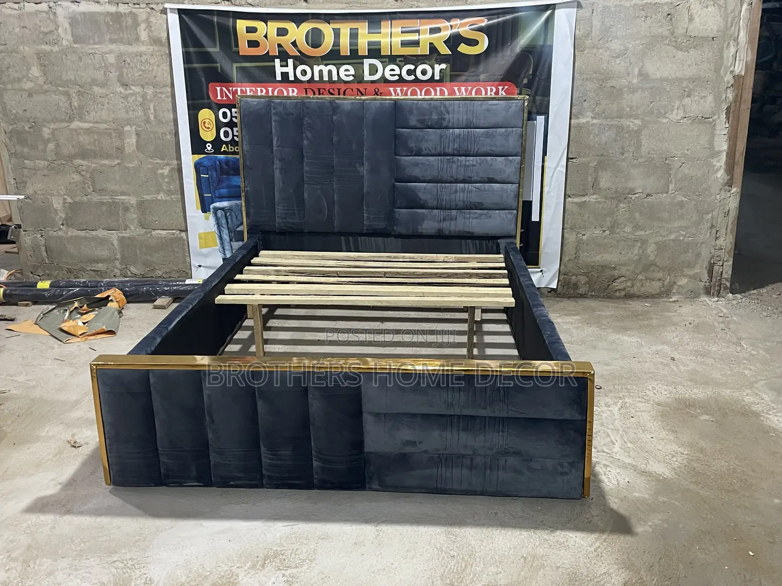 Morden Design Double 54x75 Bedframe For Standard Room.