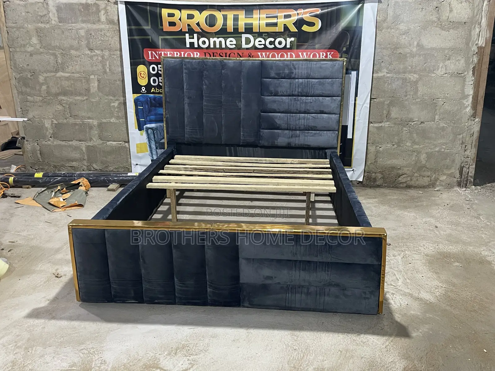 Morden Design Double 54x75 Bedframe For Standard Room.