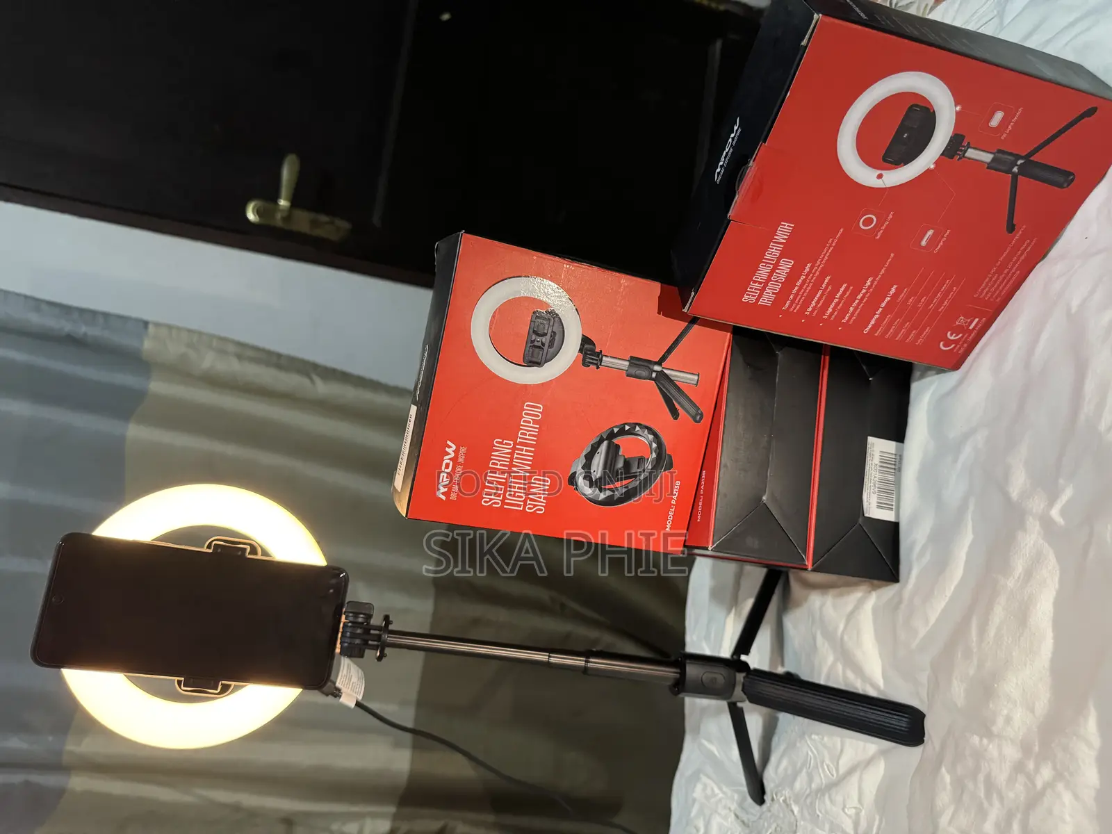 Selfie Ring Light, Tripod With Charger and Battery