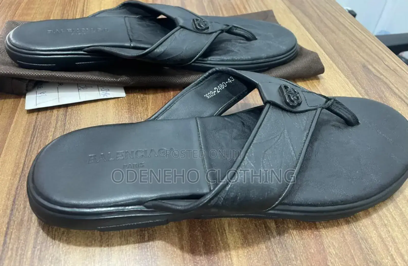 Original Black Slippers for Men