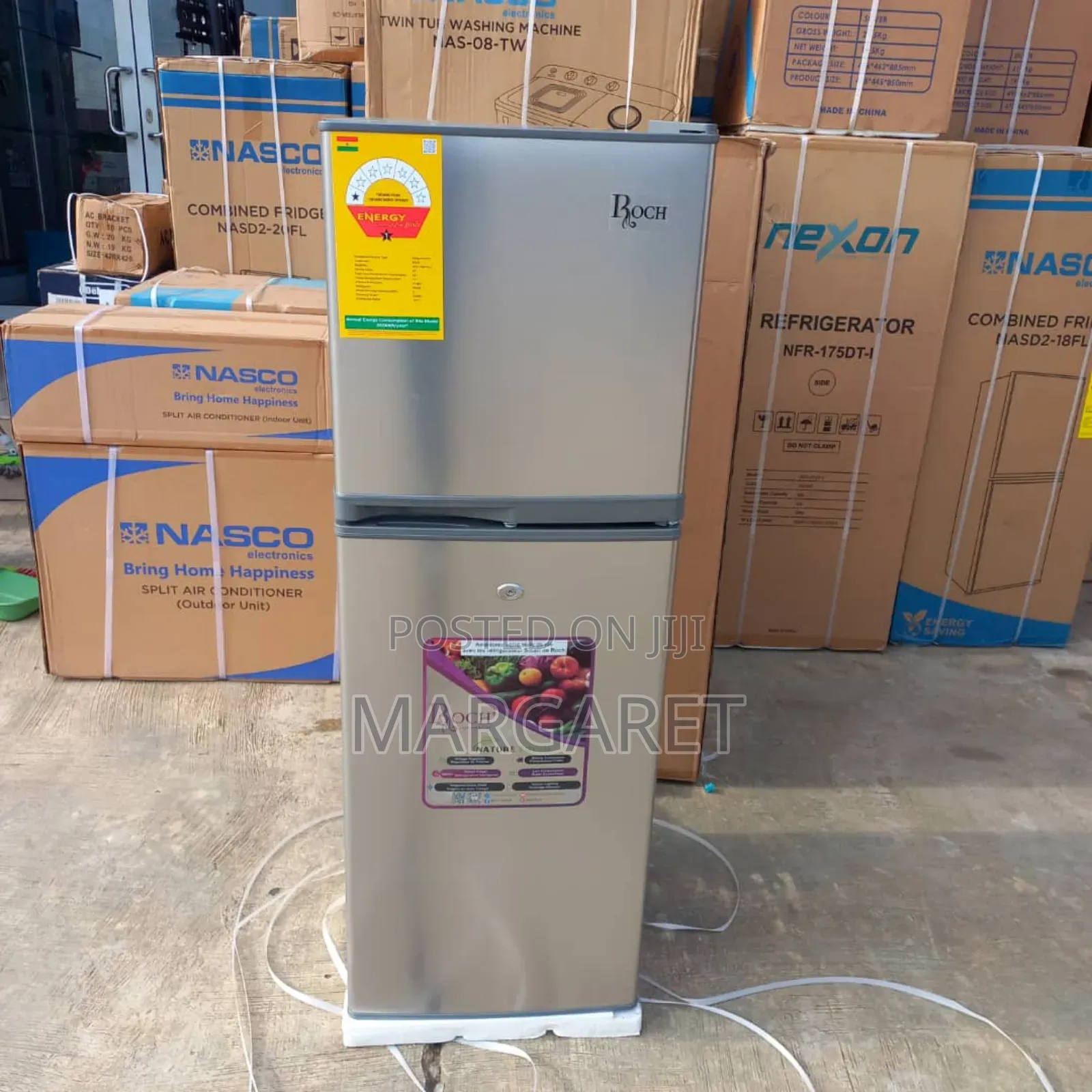 Quality One 138 Littres Roch Double Door Fridge