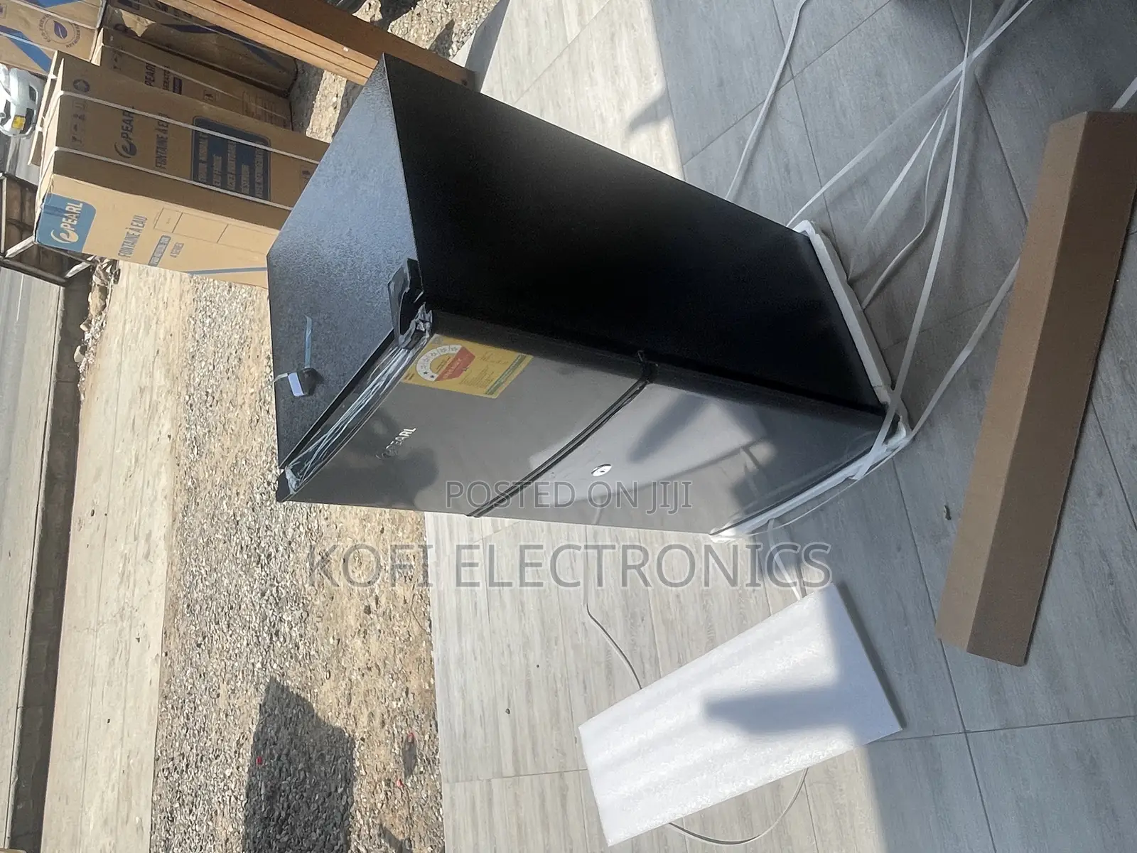 Blue Black Pearl 90liters Double Door Table Top Fridge