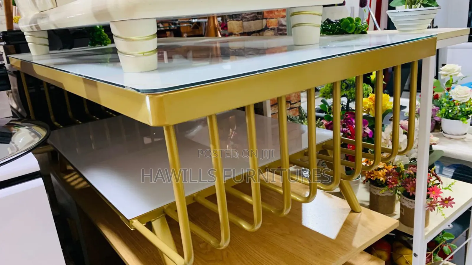 Designer Gold Center Table