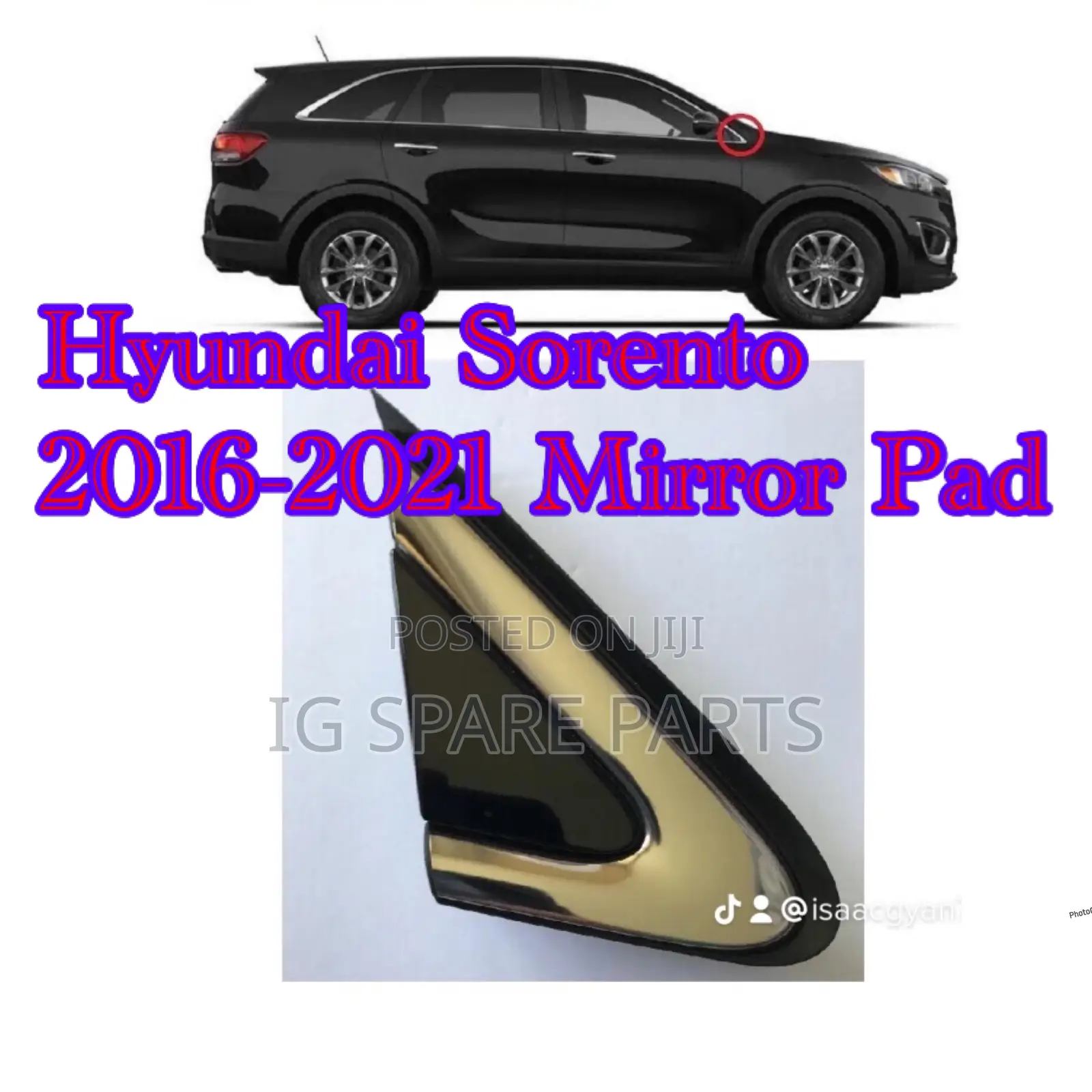 Kia Sorento 2016-2020 Mirror Pad