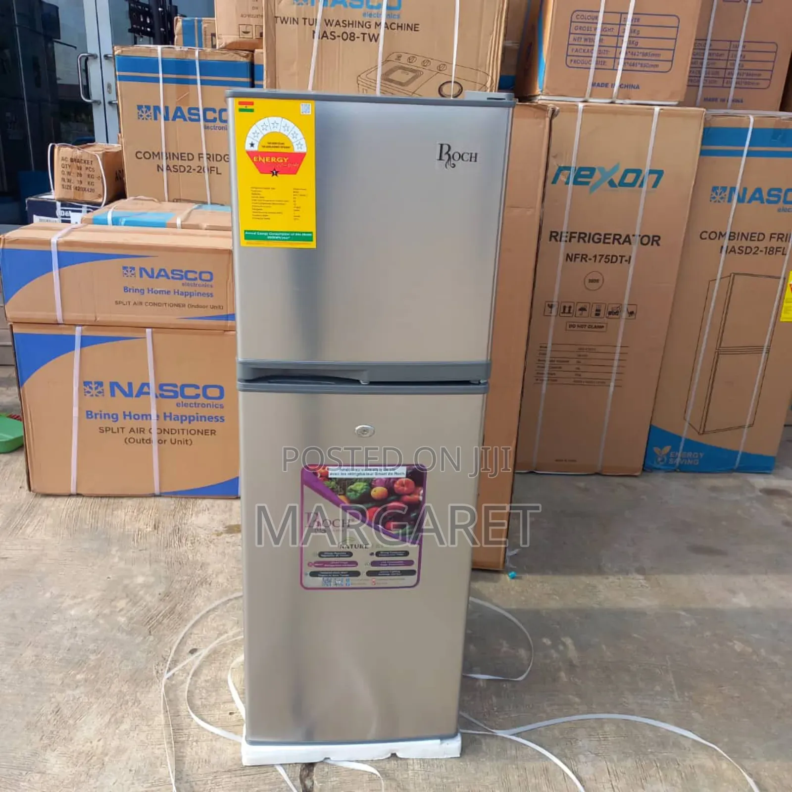 Adzipa Roch Double Door Fridge 138 Littres
