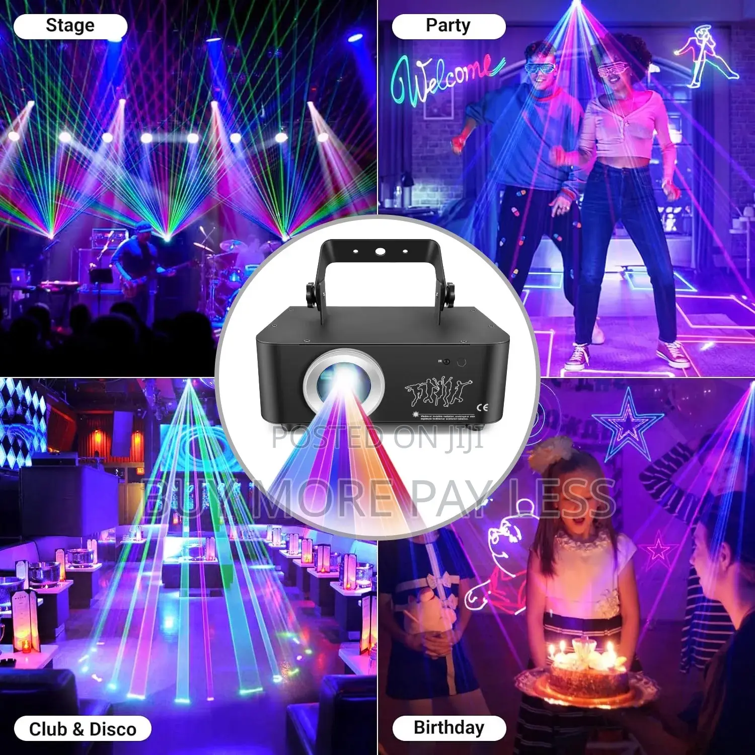 DJ Laser Lights for Party Animation Professional 3D