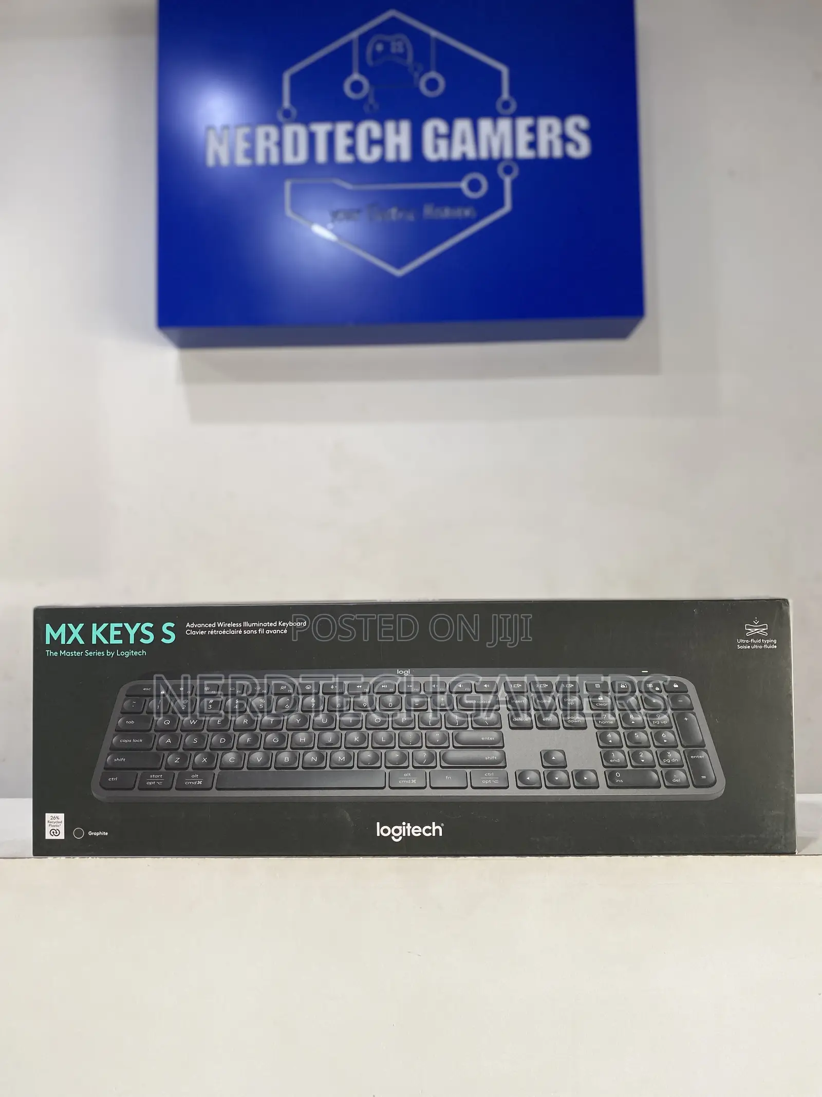 Logitech MX Keys S Wireless Keyboard, Backlighting -