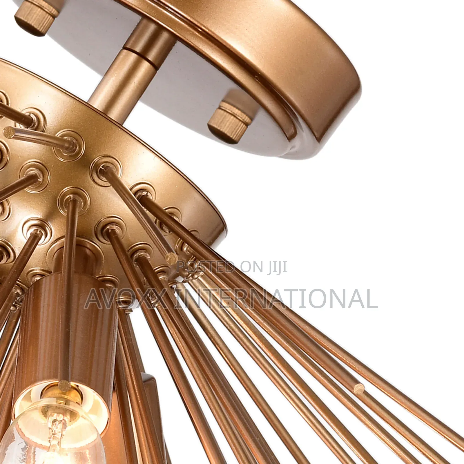Lorena Sputnik Bronze Metal Mount W/5 Lights FD-6592-CHJ