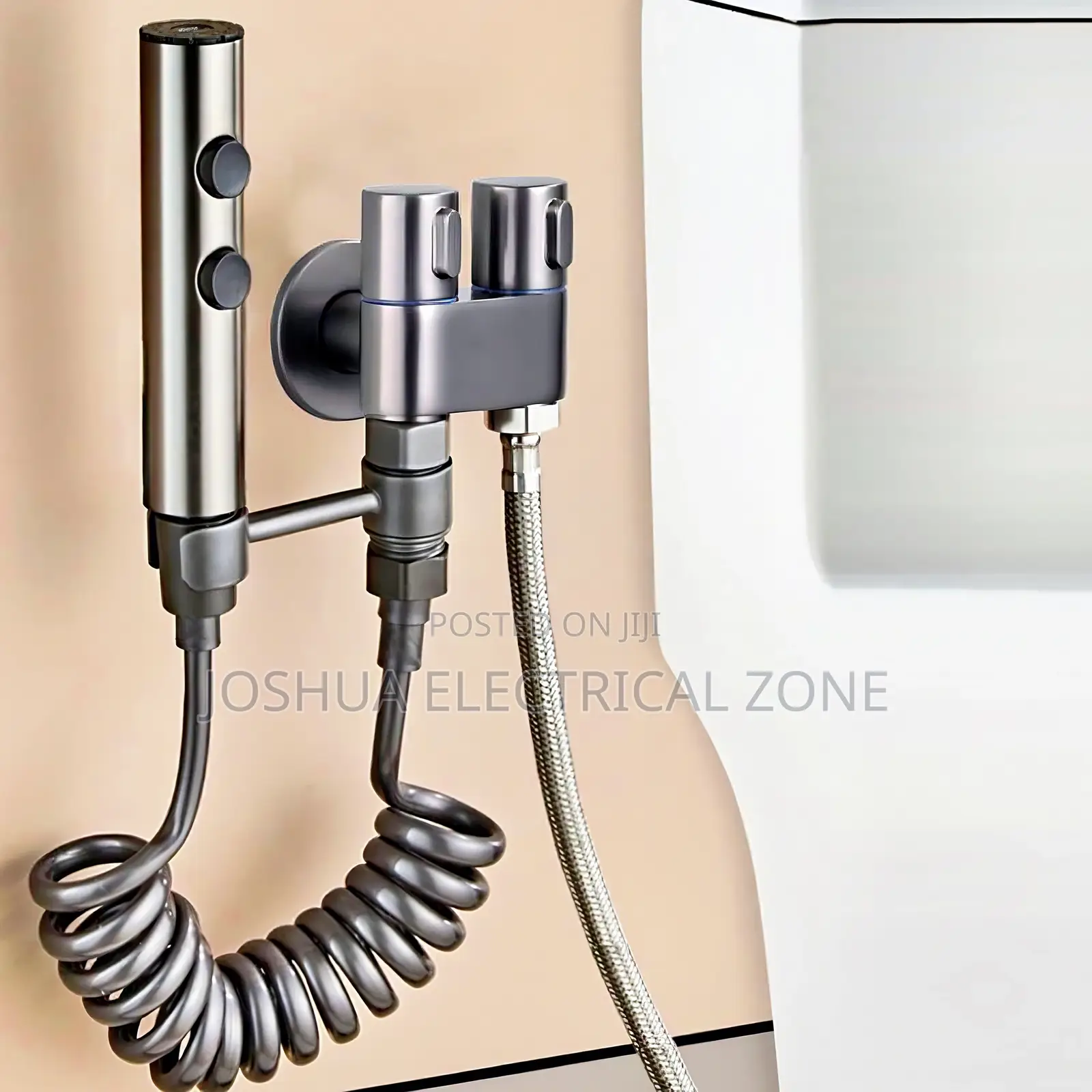 Handheld Faucet With Spiral Hose