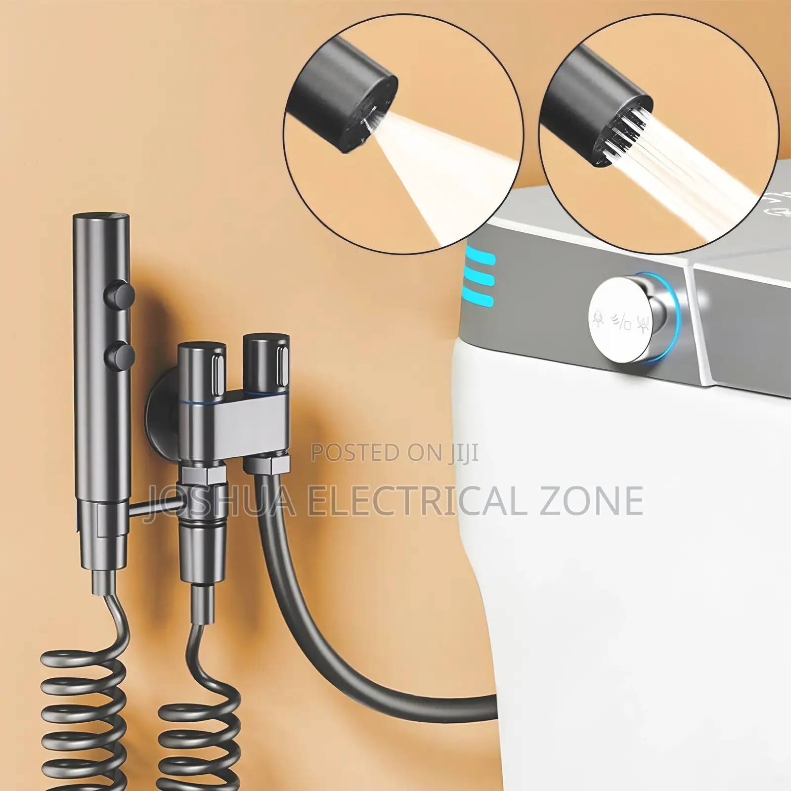 Handheld Faucet With Spiral Hose