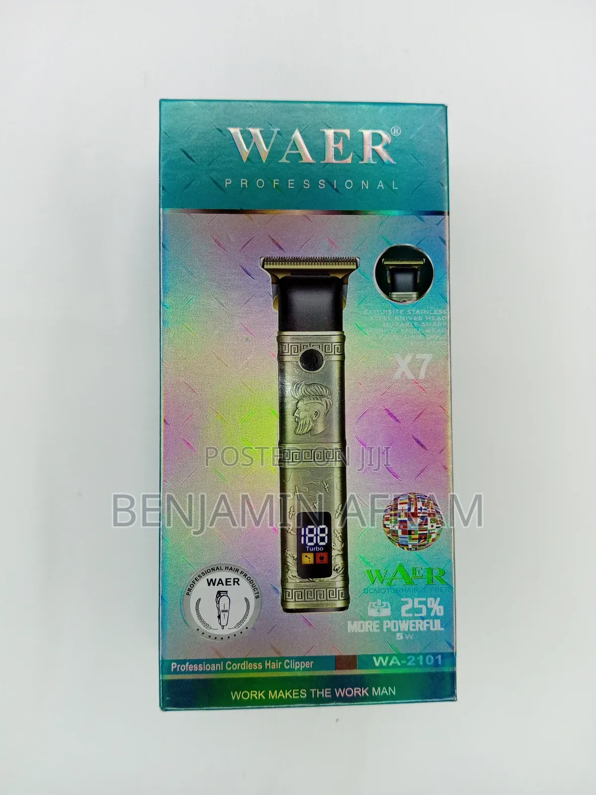 Wa 1201 Professional Rechargeable Hair Clippers/Derailer