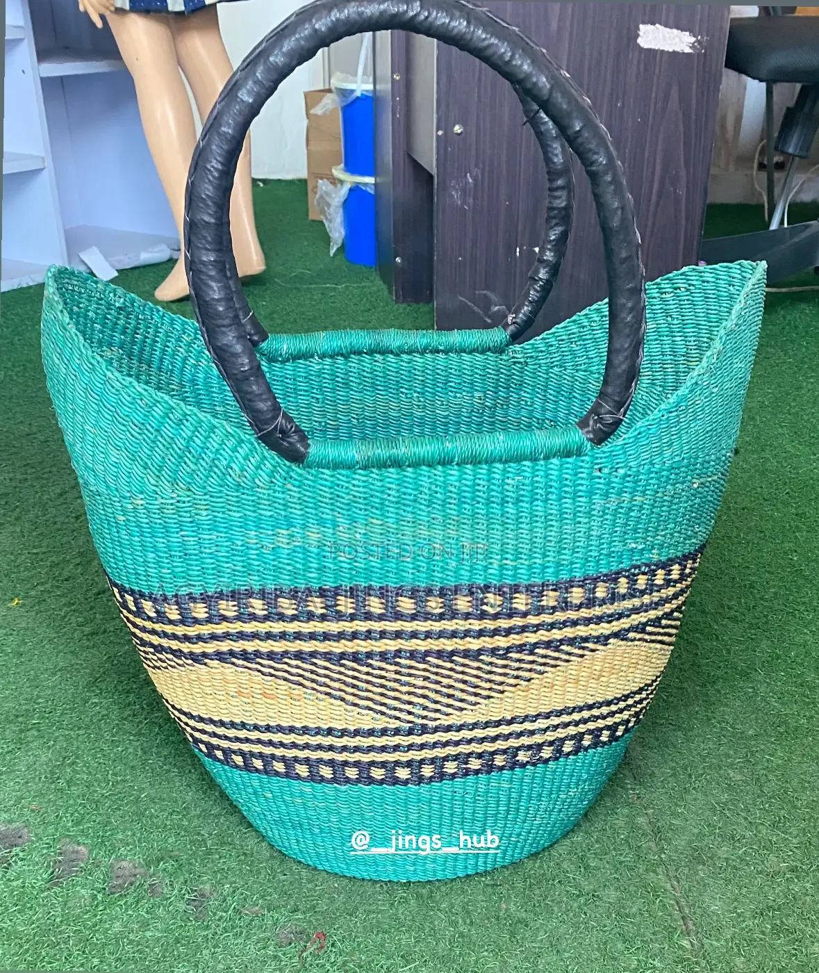 Beautiful Bolga Handwoven Bags