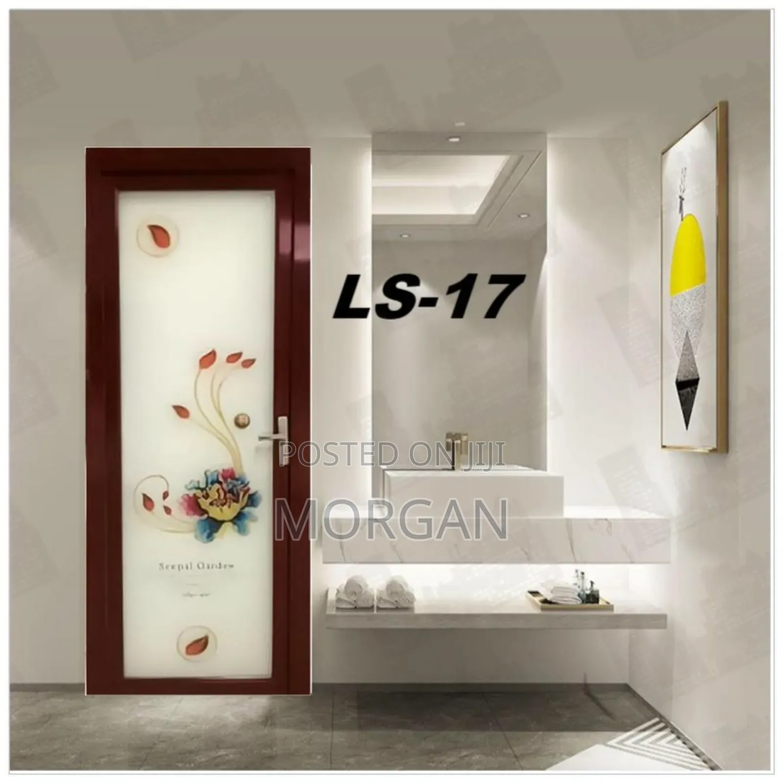 Unbreakable Glass Bathroom Door
