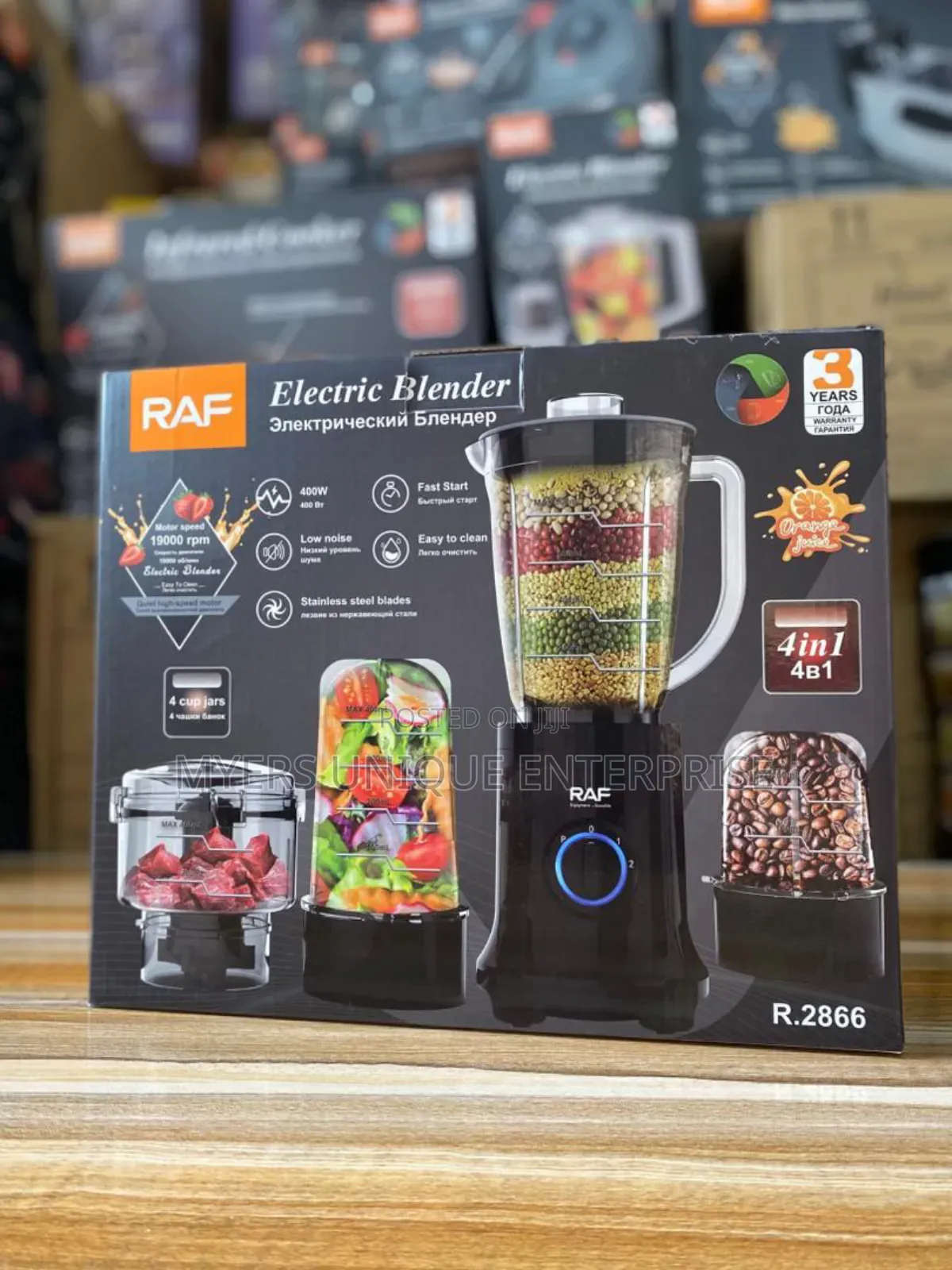 Portable 4in1 Electric Blender