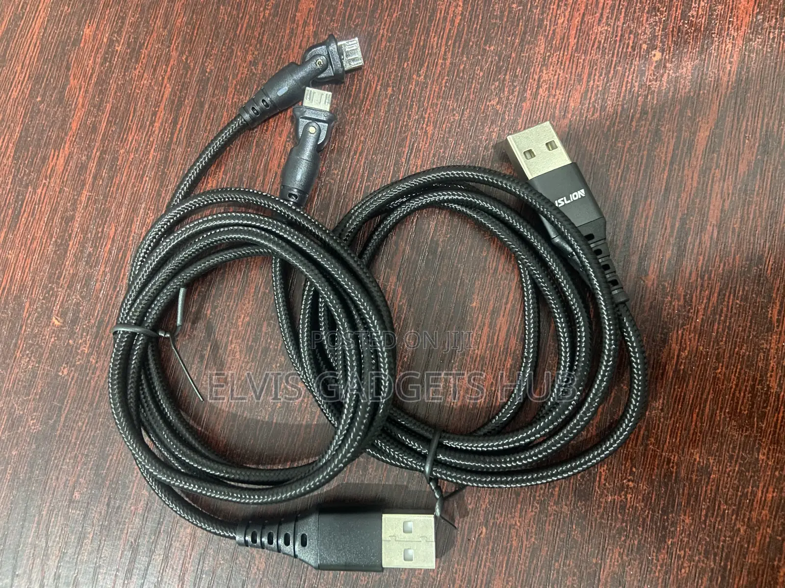 USLION Android Braided 180° Rotating Fast Charging Cable