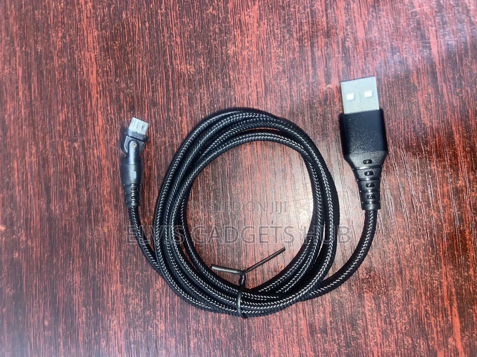 USLION Android Braided 180° Rotating Fast Charging Cable