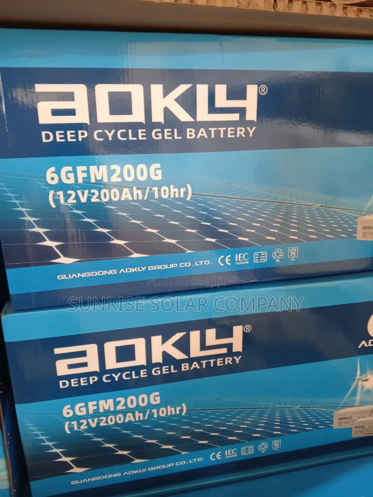 200ah 12v Solar Gel Battery