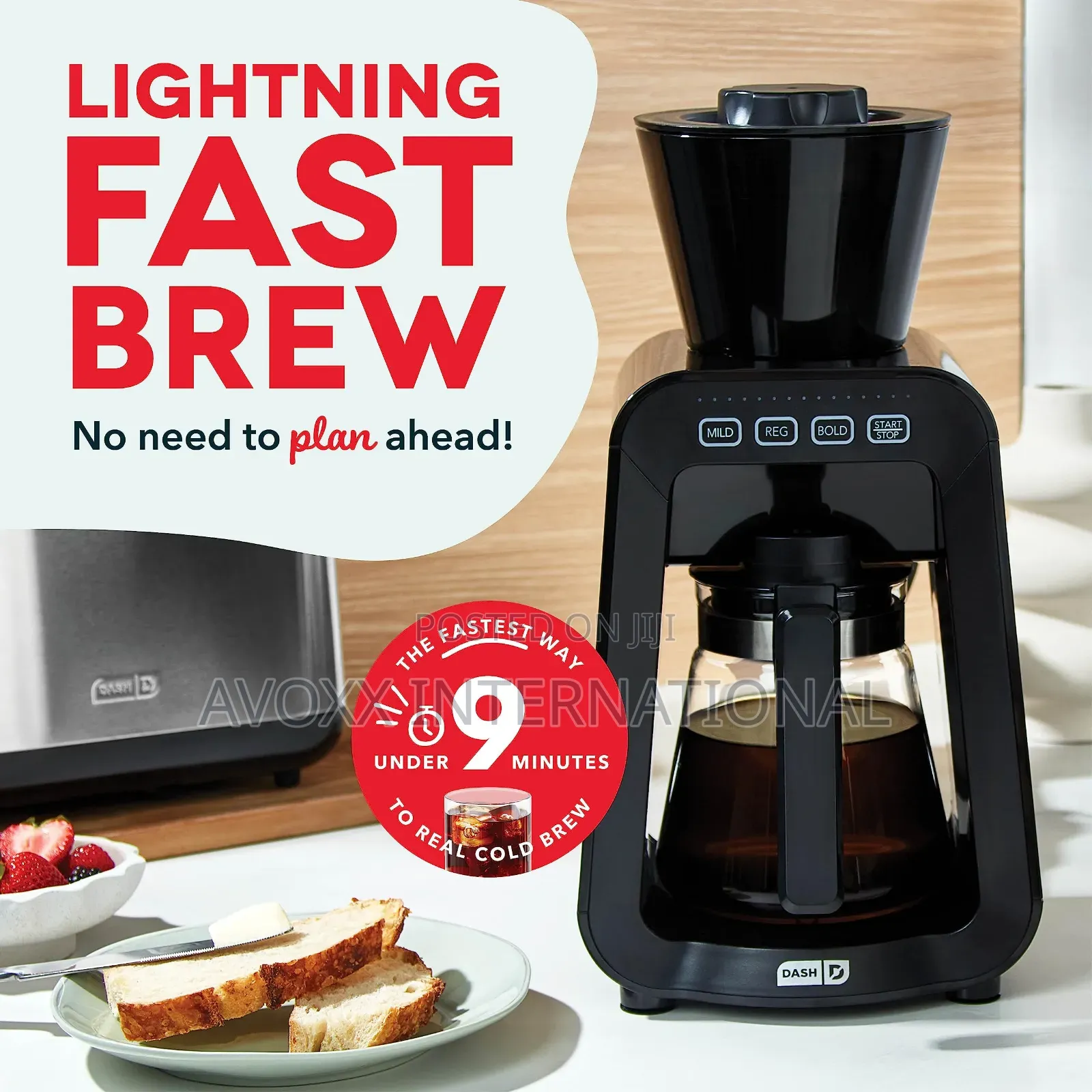 DASH Rapid Cold Brew Maker W Vacupress Technology